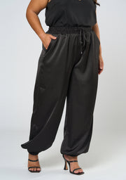 No Diggity Satin Jogger Pant