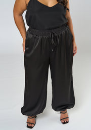 No Diggity Satin Jogger Pant