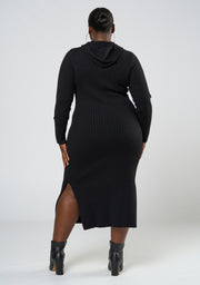 Kick It Hooded Knit Dress