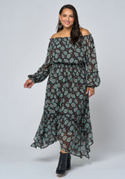 Raven Moon Midi Dress