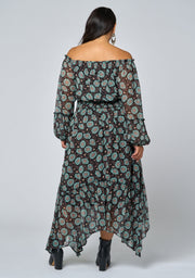 Raven Moon Midi Dress