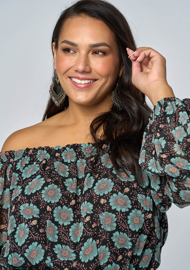 Raven Moon Midi Dress