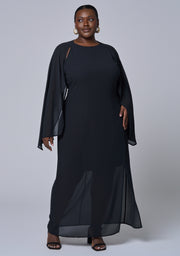 Eclipse Cape Maxi Dress