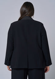 Fired Up Satin Trim Blazer