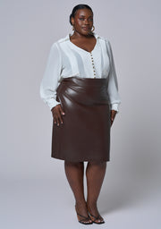 Aurelia Pu Midi Skirt