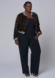 Sunday Girl Sequin Bomber