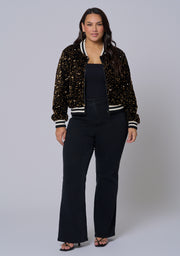 Sunday Girl Sequin Bomber