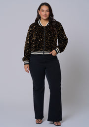 Sunday Girl Sequin Bomber