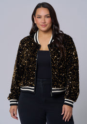 Sunday Girl Sequin Bomber