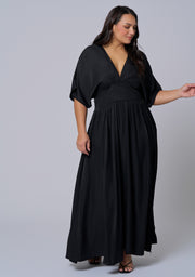 Black Noise Maxi Dress