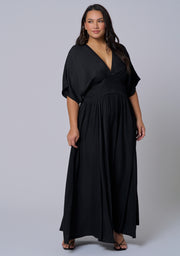 Black Noise Maxi Dress