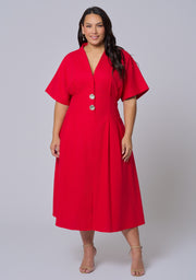 Blair Linen Midi Dress