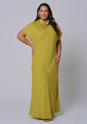 Afterglow Satin Midi Dress