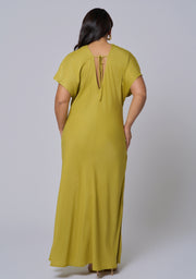 Afterglow Satin Midi Dress