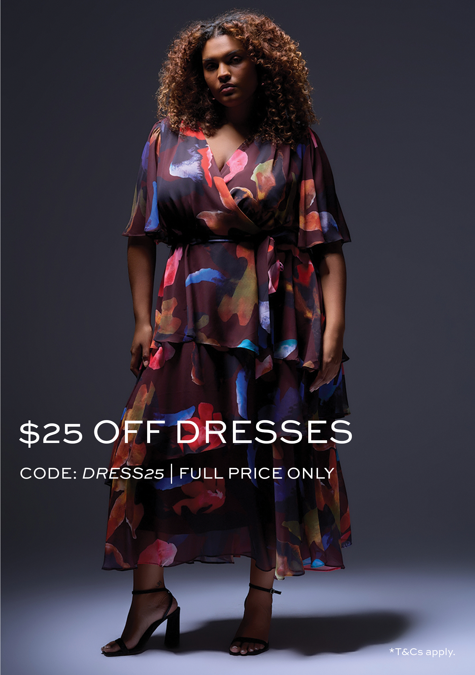 $25 OFF DRESSES