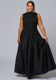 Steel Rose Maxi Dress