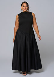 Steel Rose Maxi Dress