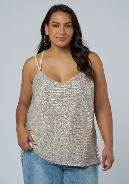 Buy Sparkles Between Us Cami by SUNDAY IN THE CITY online - Curve