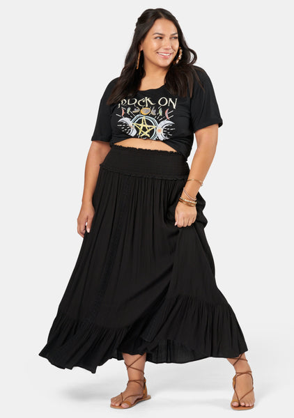 スカート Women's CP Maxi Skirt Black Amazon.com: Generic Ladies Long Maxi Skirt Womens