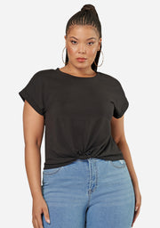 Fearless Crop Twist Tee