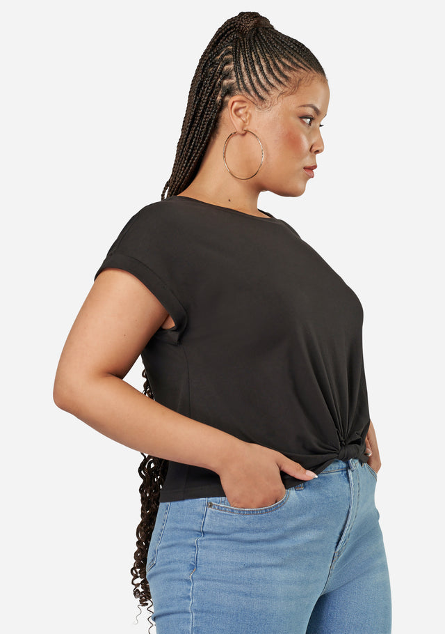 Fearless Crop Twist Tee