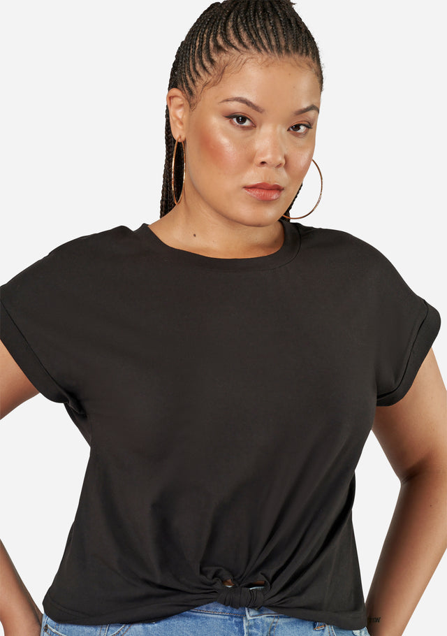 Fearless Crop Twist Tee