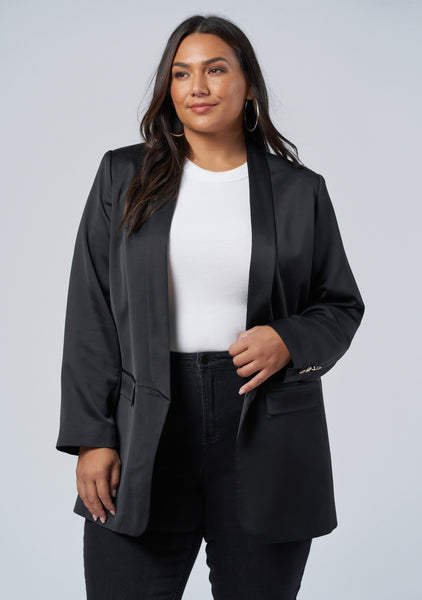 Gray blazer clearance plus size