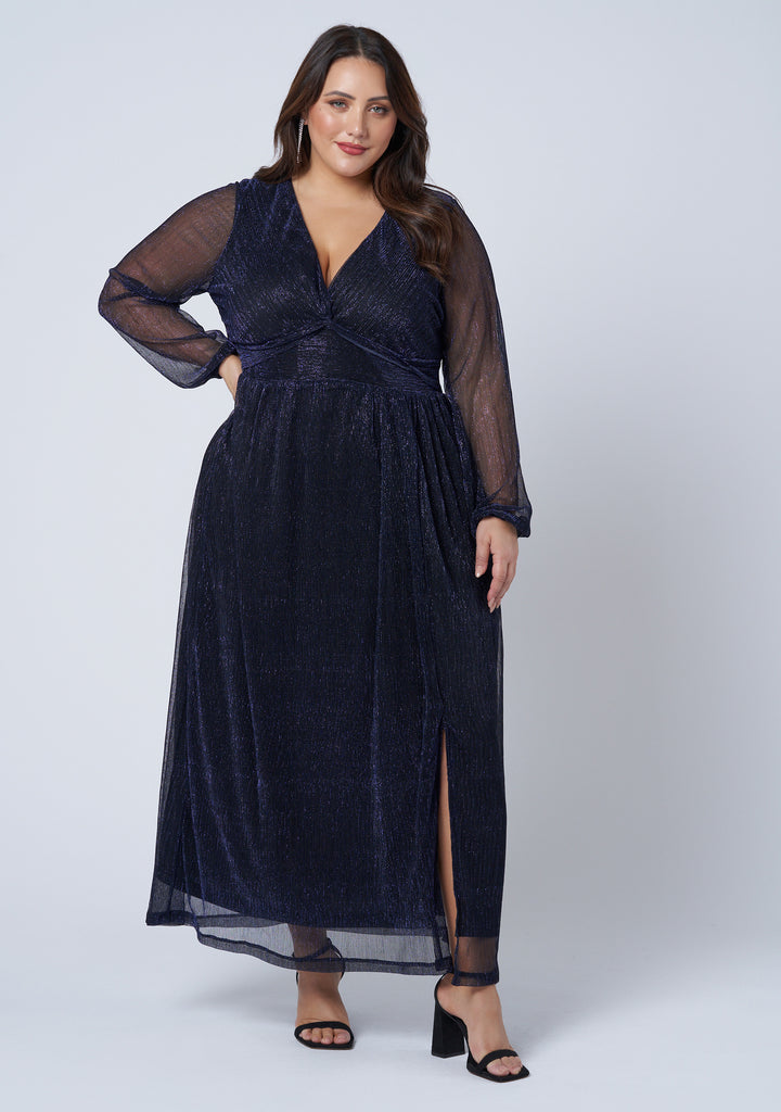 Buy Night Rhythm Maxi Dress by PINK DUSK online - Curve Project