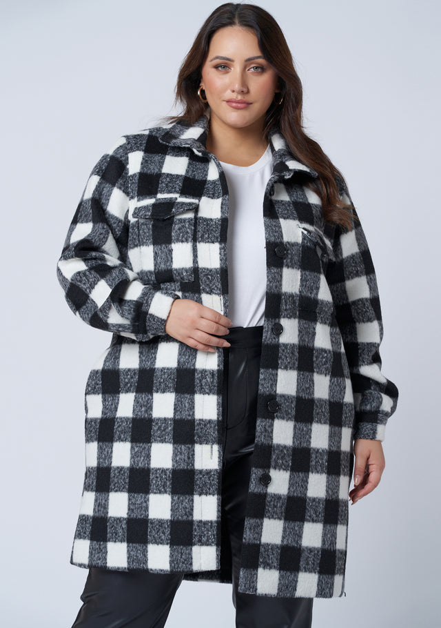 Zola Check Shacket