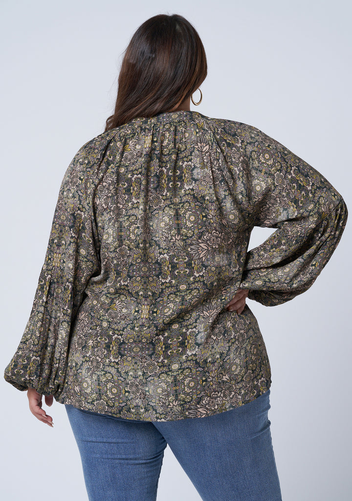 Buy Betsy Print Blouse by THE POETIC GYPSY online - Curve Project
