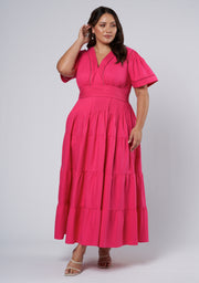 Abby Linen Maxi Dress