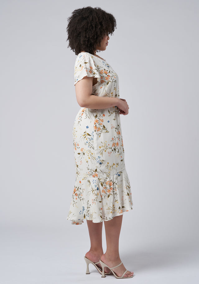 Saint Floral Midi Dress