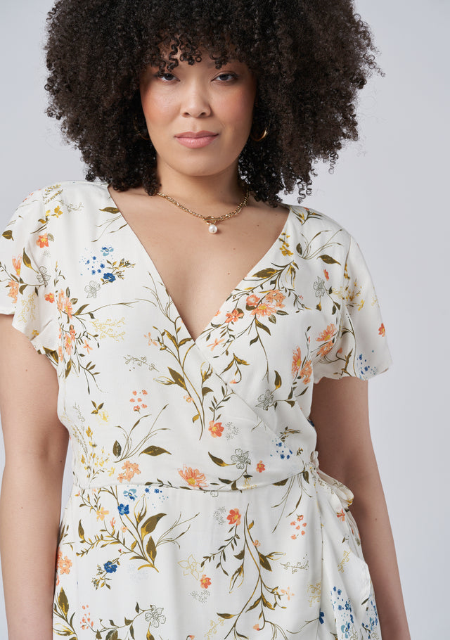 Saint Floral Midi Dress