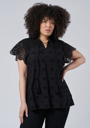 Madison Broderie Blouse