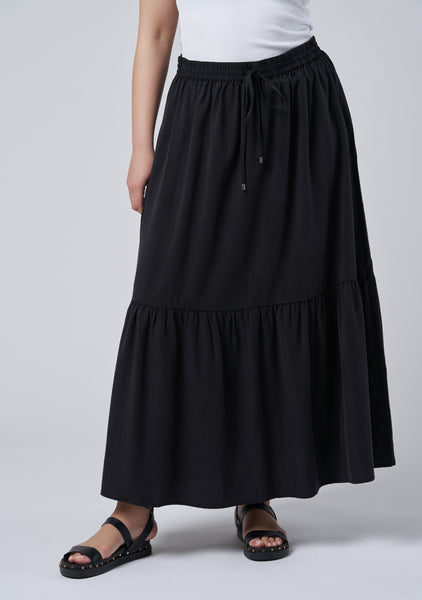 Black maxi hotsell skirt matalan