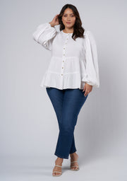 Lalita Tiered Cotton Top