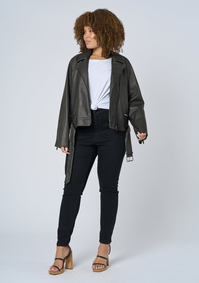 See the Light Vegan Biker Jacket