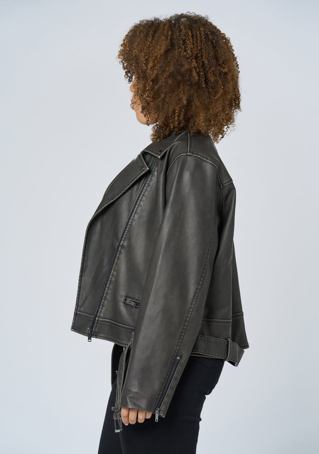 See the Light Vegan Biker Jacket