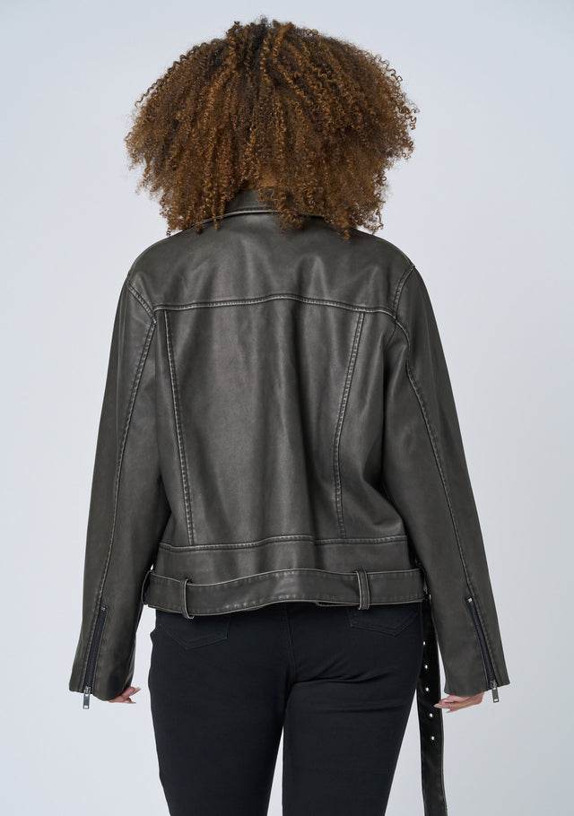 See the Light Vegan Biker Jacket