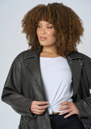 See the Light Vegan Biker Jacket