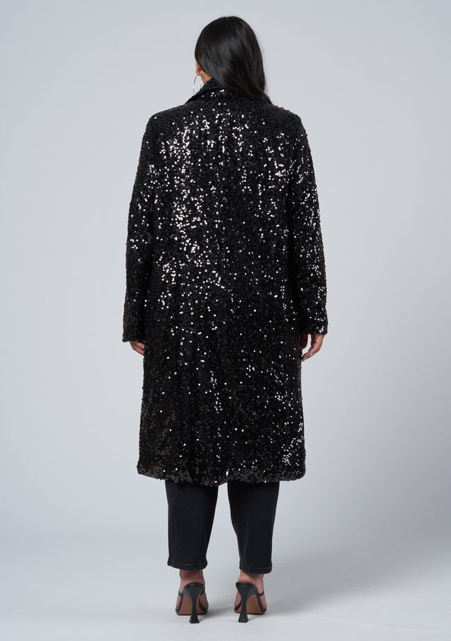 Chained Up Sequin Coat
