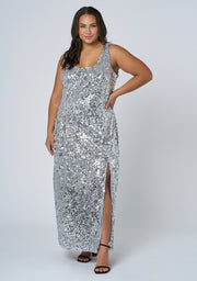 Shimmy Shimmer Sequin Maxi Dress