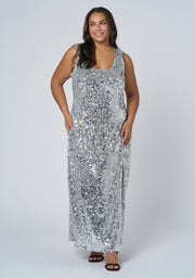 Shimmy Shimmer Sequin Maxi Dress