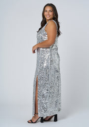 Shimmy Shimmer Sequin Maxi Dress