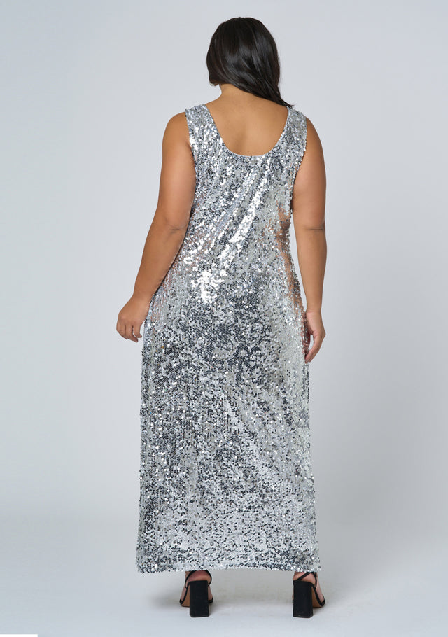 Shimmy Shimmer Sequin Maxi Dress