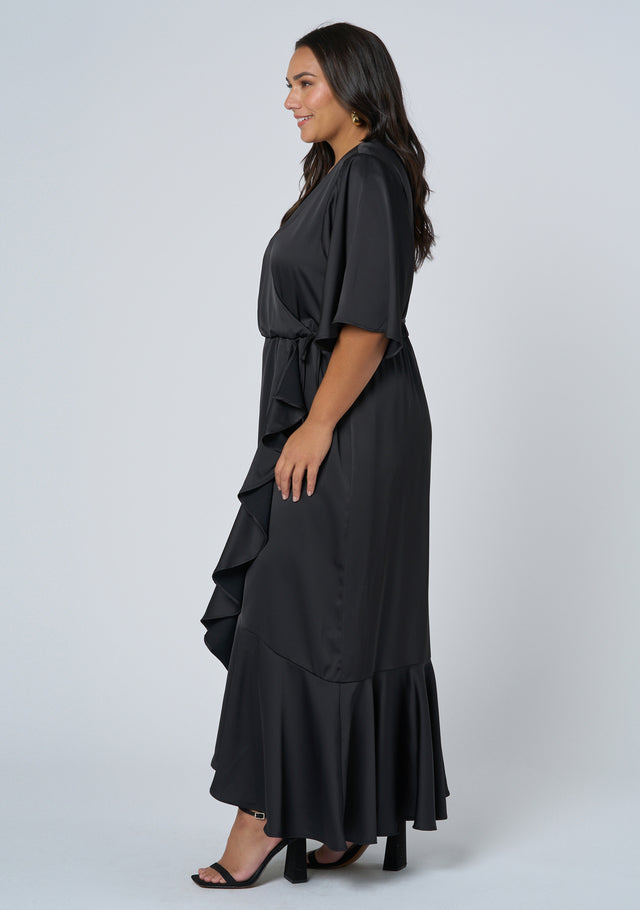 Smouldering Wrap Maxi Dress