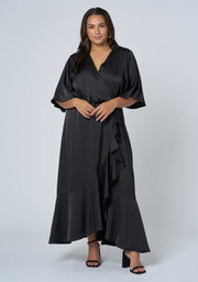 Smouldering Wrap Maxi Dress