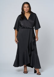 Smouldering Wrap Maxi Dress