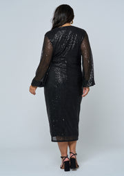 Sweet Nothing Sequin Midi Dress