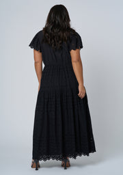 Allegra Broderie Maxi Dress